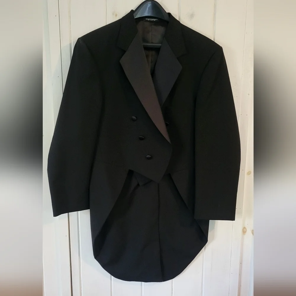 After Six Men's Formal Tuxedo Tail Jacket